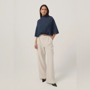 Gray Ribbed Women's Sweater